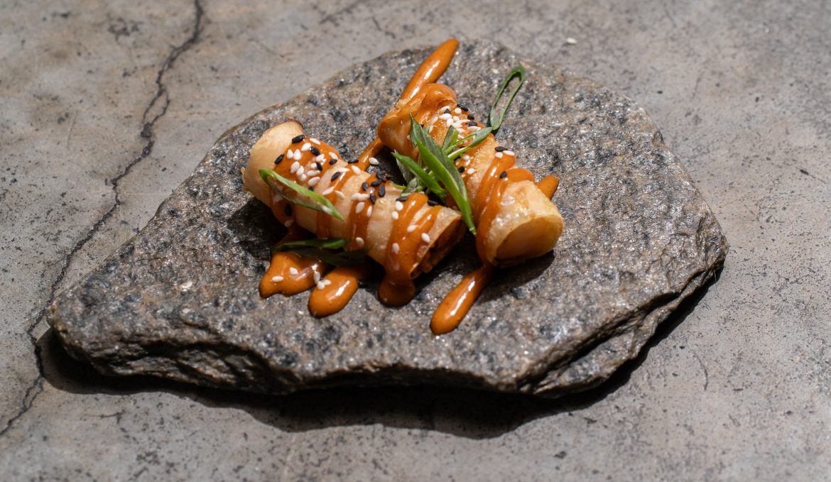 Креветки в тесто фило